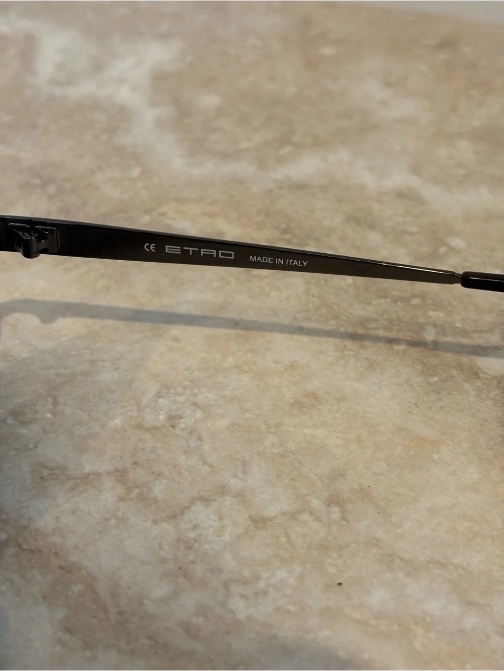 Etro SE 9560 Rectangular Metal and Tortiseshell Sunglasses